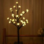 Bedroom LED simulation tree branch lights indoor hotel atmosphere battery box decorative lights Christmas decorative tree branch lights