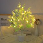 Popular LED simulation potted tree lights garden balcony landscaping atmosphere lighting cross-border decorative lights