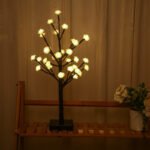 Bedroom LED simulation tree branch lights indoor hotel atmosphere battery box decorative lights Christmas decorative tree branch lights