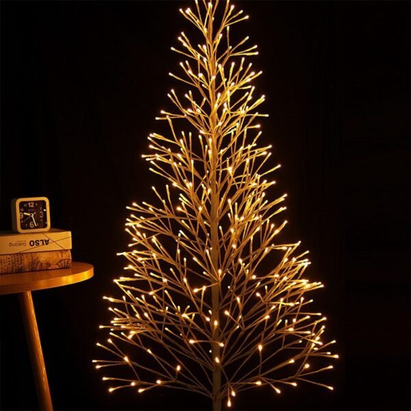 Cross-border LED simulation Christmas tree lights Room layout lights Christmas lights atmosphere decoration warm color source direct sales