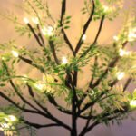 Popular LED simulation potted tree lights garden balcony landscaping atmosphere lighting cross-border decorative lights