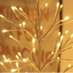 Cross-border LED simulation Christmas tree lights Room layout lights Christmas lights atmosphere decoration warm color source direct sales