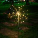 Solar outdoor waterproof decorative light atmosphere landscaping decorative smoke lanterns garden courtyard balcony outdoor